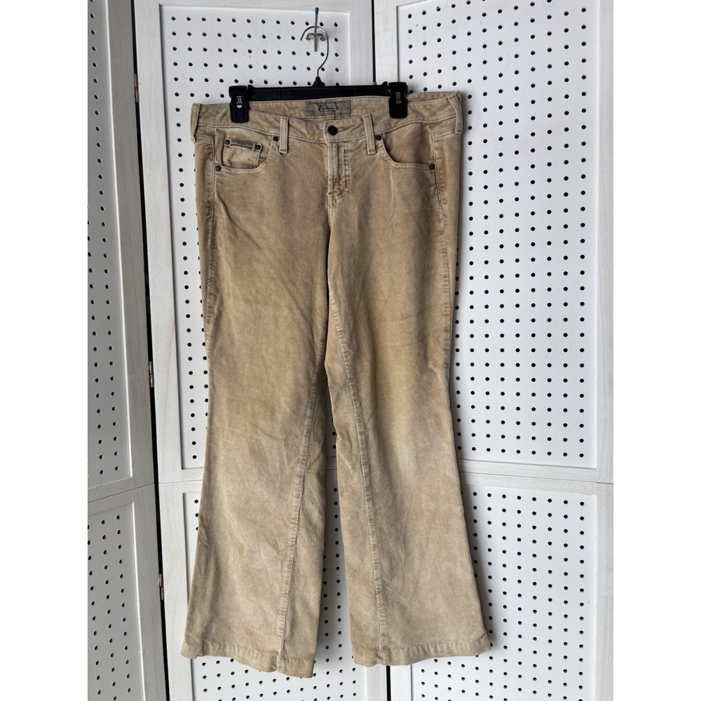 Femme Femm-e‎ L.E.I. Bootcut Corduroy Tan Beige Pants Women's 14 VTG